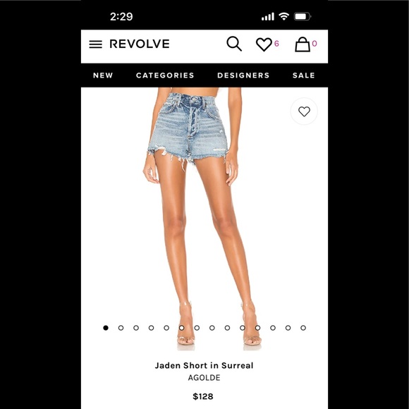 Agolde Pants - AGOLDE Jaden Jean short